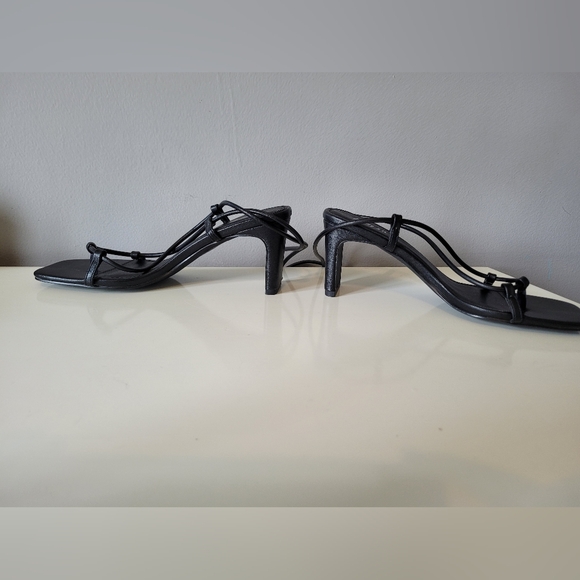 Nasty Gal The Thrill of the Lace-up Heels, VGUC, Size 4 UK/ 6 US - Picture 5 of 10